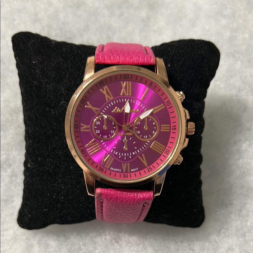 Pink and Gold Women's Watch